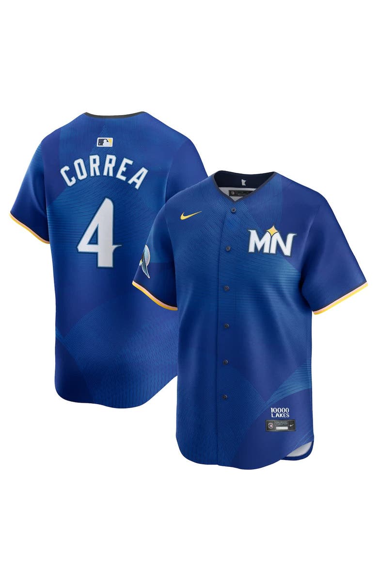 Nike Men's Nike Carlos Correa Royal Minnesota Twins City Connect Limited Player Jersey, Alternate, color,