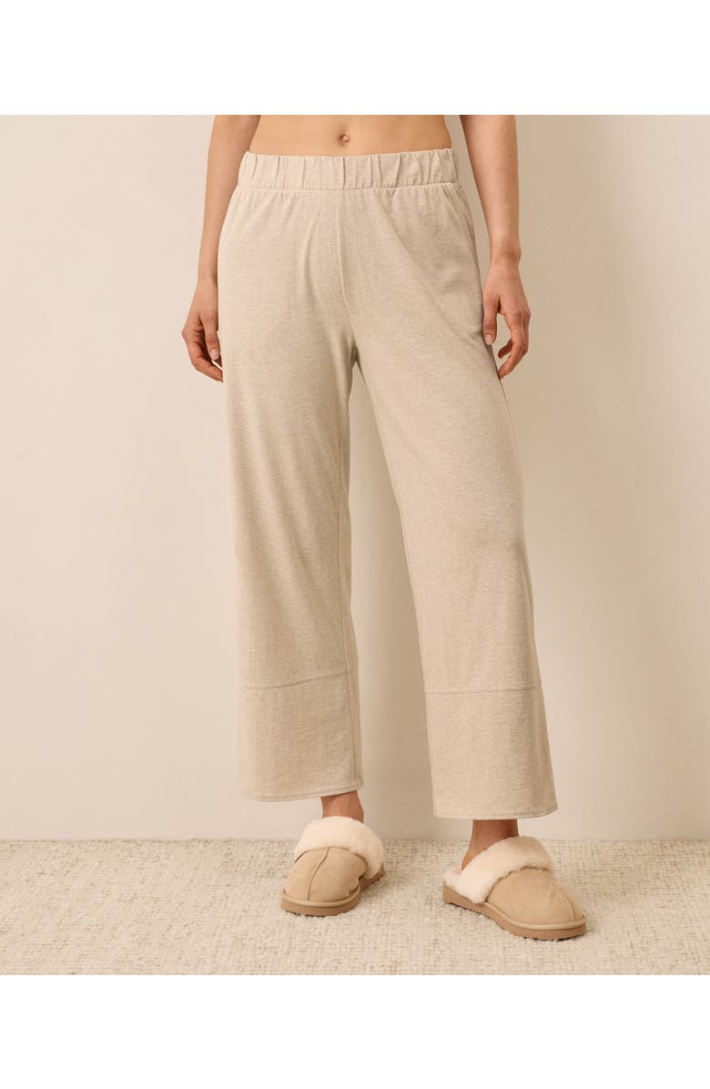 Pact Organic Staycation Sleep Pant, Alternate, color, Flax Heather