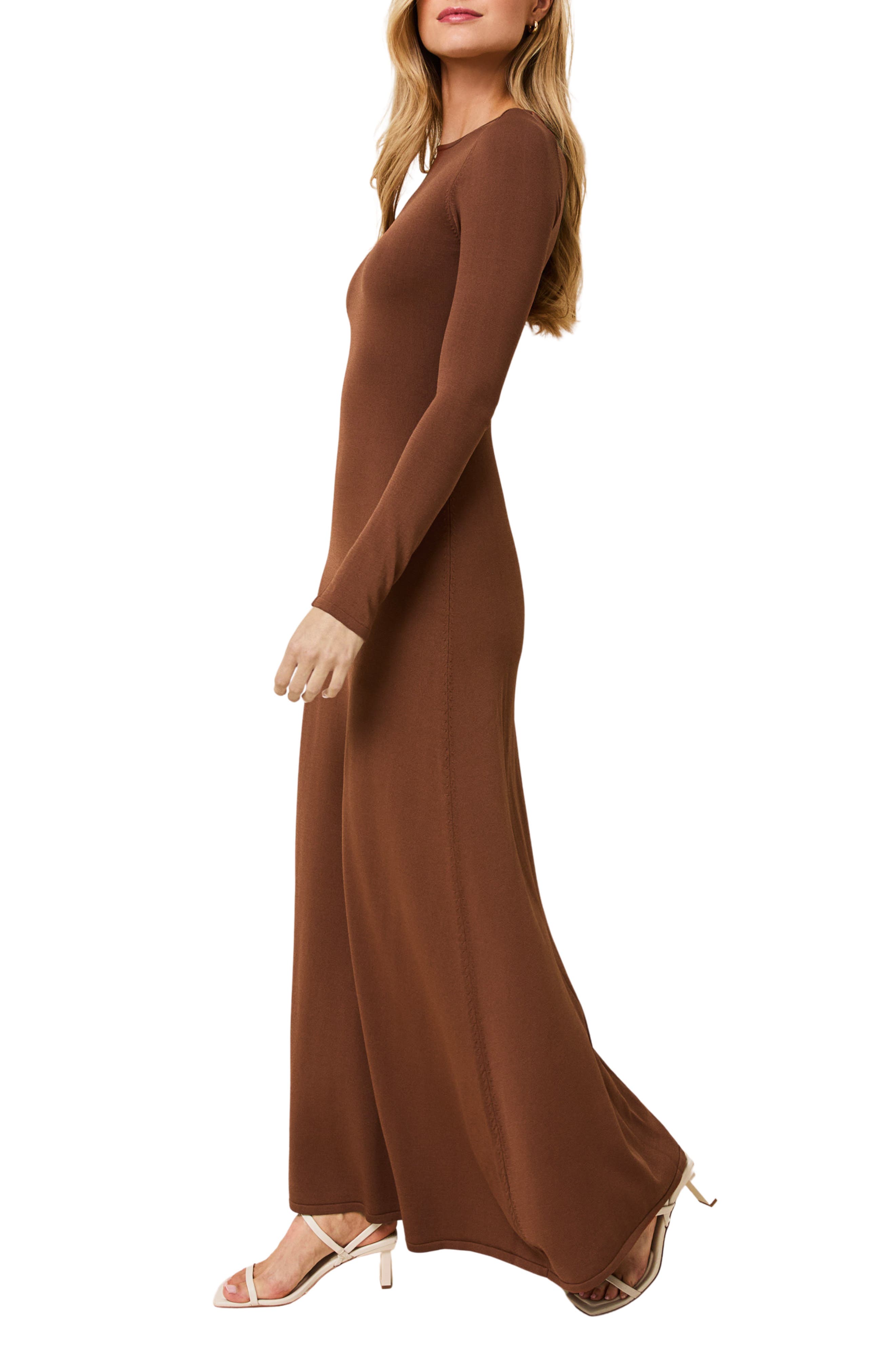 delora fitted long sleeve maxi dress ALICE + OLIVIA DELORA FITTED LONG SLEEVE MAXI DRESS SIZE 0 NWT