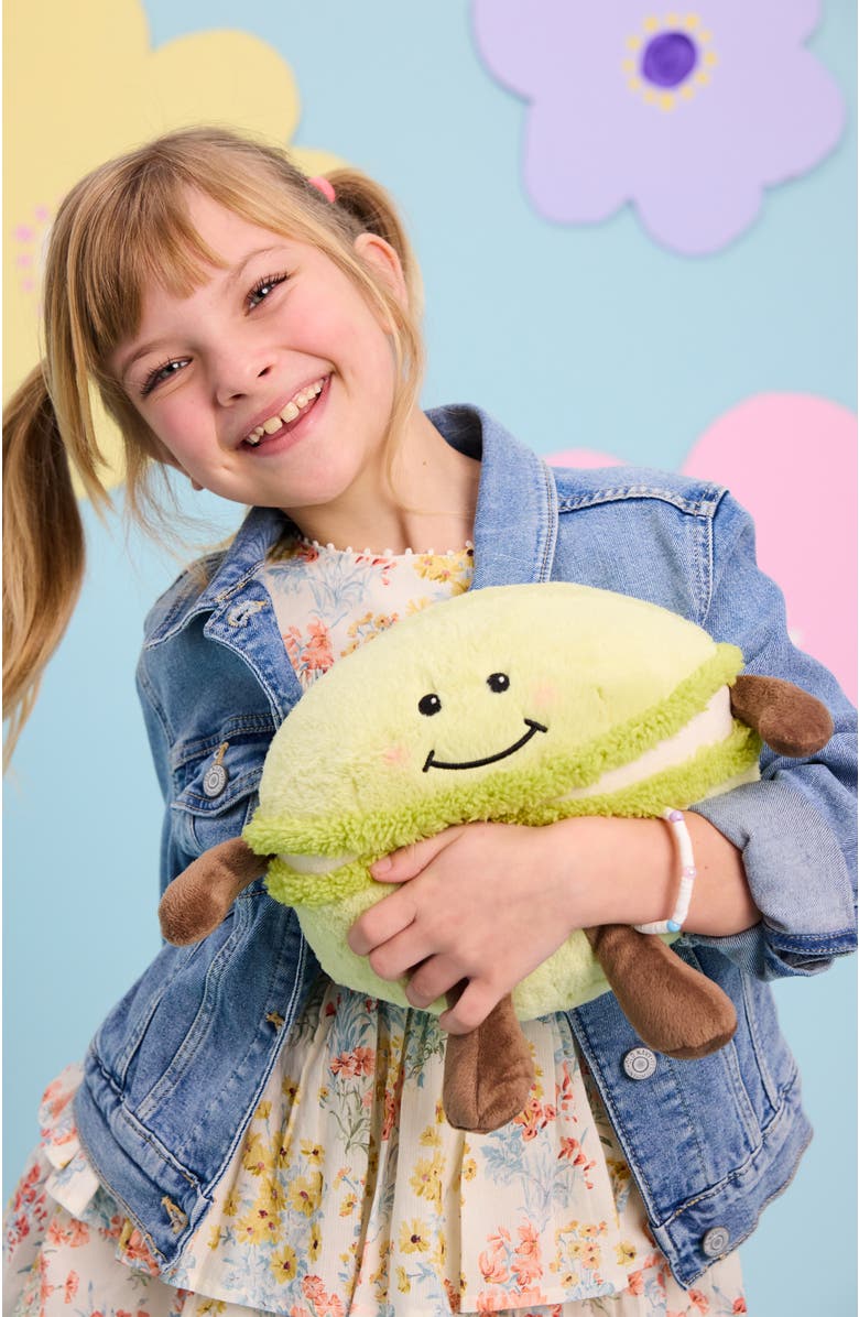 Warmies Green Macaroon Plush Toy, Alternate, color, Multi Color