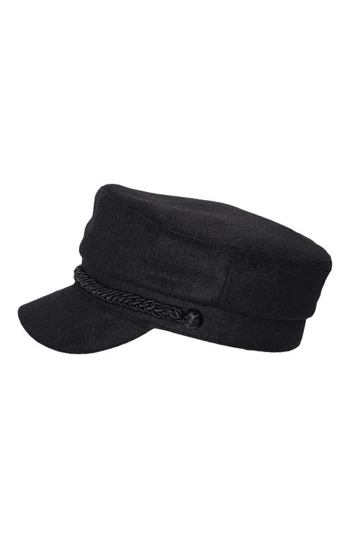 Lauren Ralplh Lauren Wool Brim Cap In Black