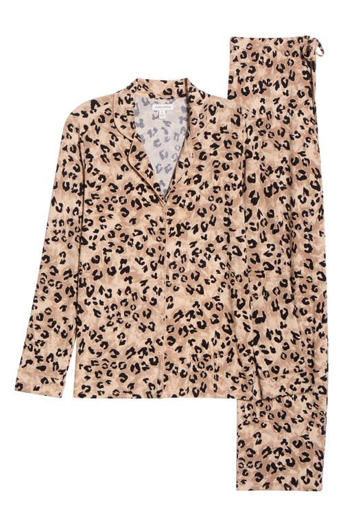 Nordstrom Moonlight Eco Knit Pajamas In Brown
