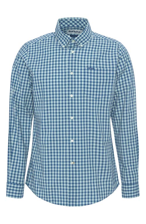 Barbour Merryton Tailored Fit Check Button-down Shirt In Pale Apple