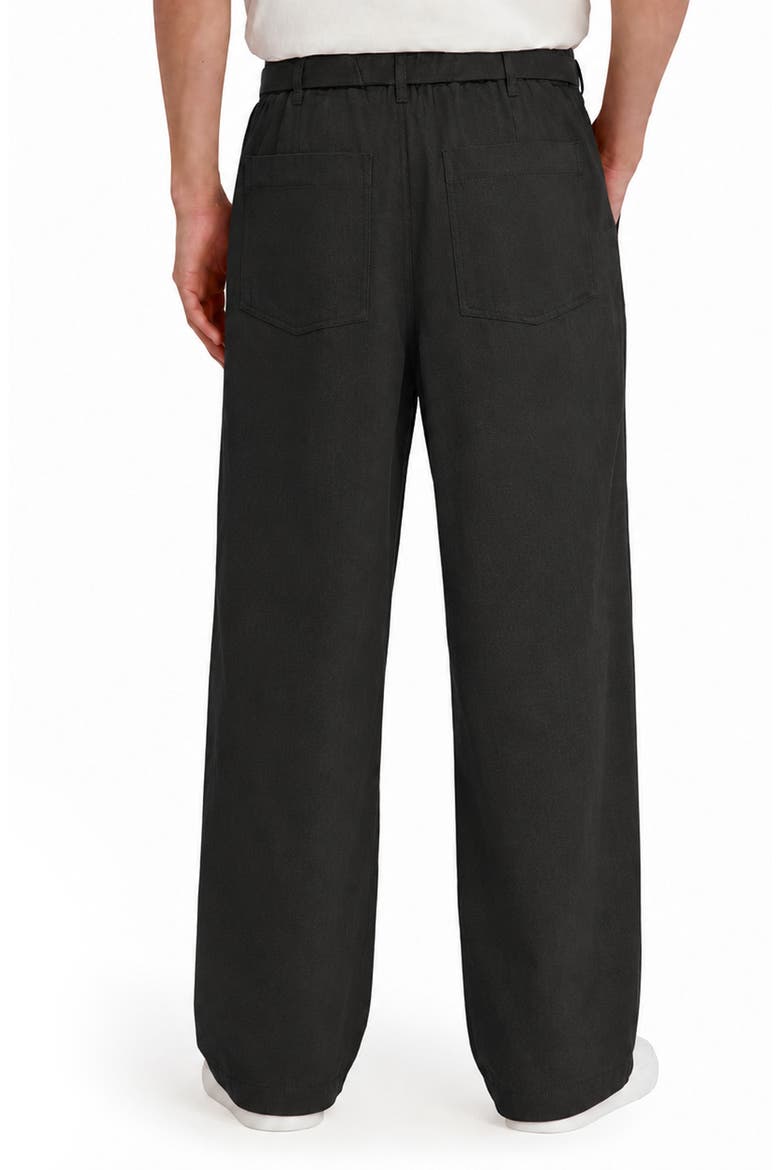 Wide Leg Trousers, Main, color, BLACK