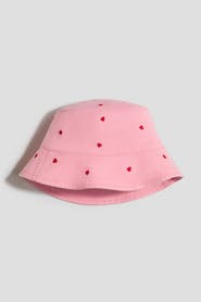 H&M Embroidered Twill Bucket Hat