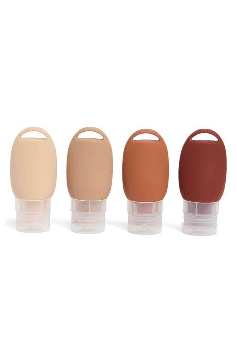 4-Pack Silicone Travel Bottles