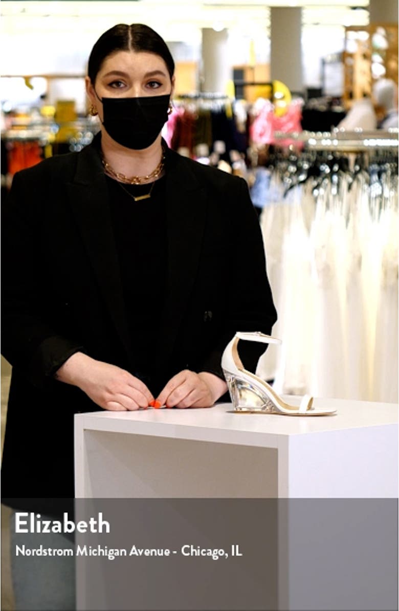 Lucite Wedge Sandal, sales video thumbnail