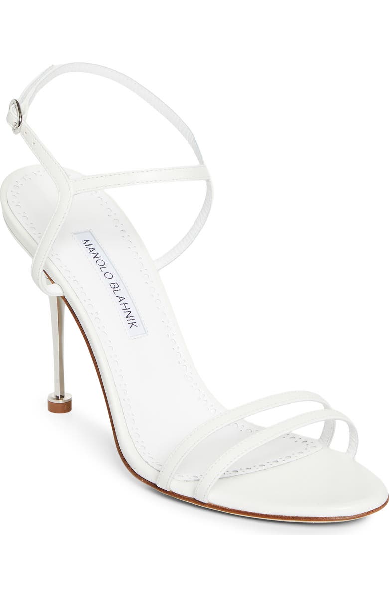 Manolo Blahnik Ciagapla Sandal, Main, color, Whit1012