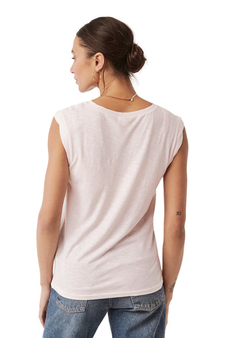 Organic Cotton Featherweight Slub Muscle Tee, Alternate, color, Smoke Blue