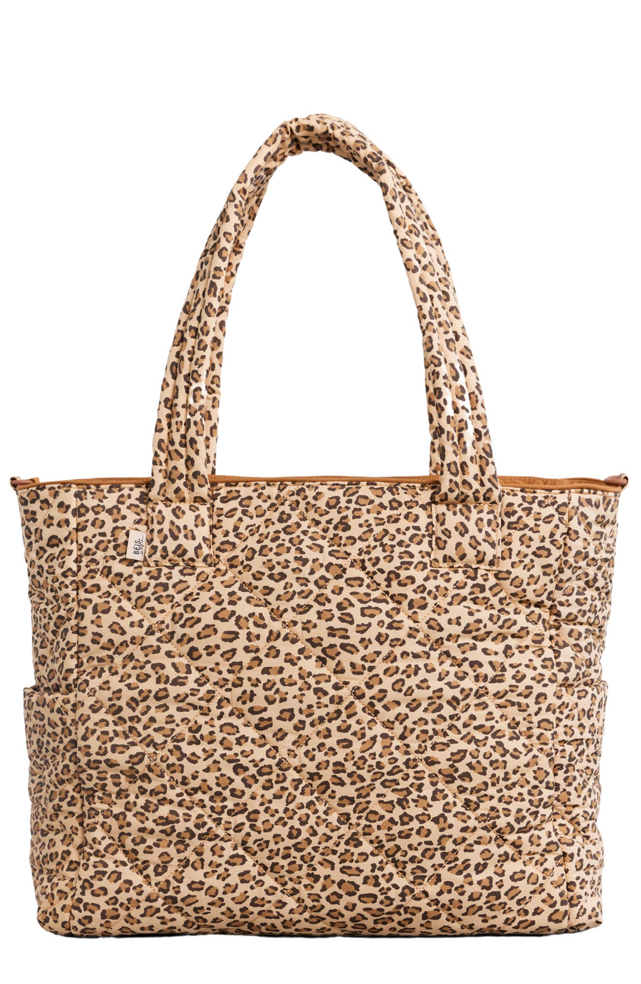 Béis Reversible Cotton Canvas Tote Diaper Bag, Alternate, color, 