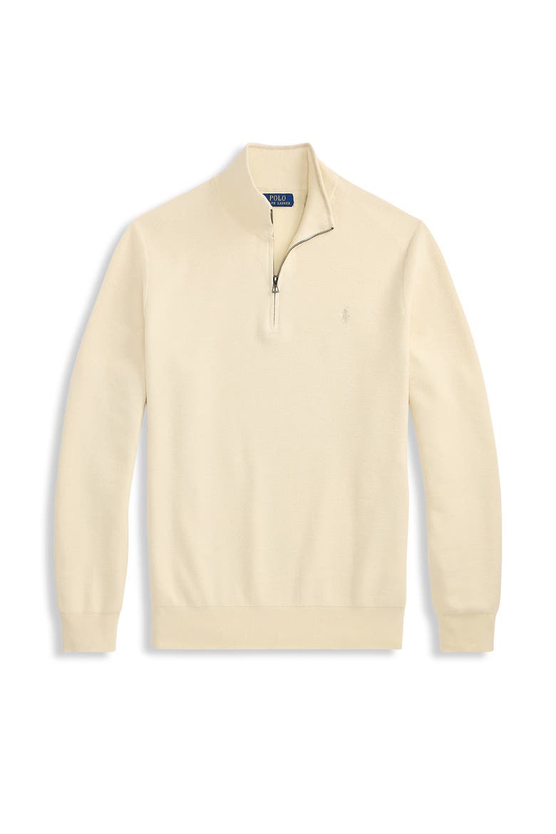Polo Ralph Lauren Pima Cotton 1/2-Zip Sweater (Men) | Nordstrom