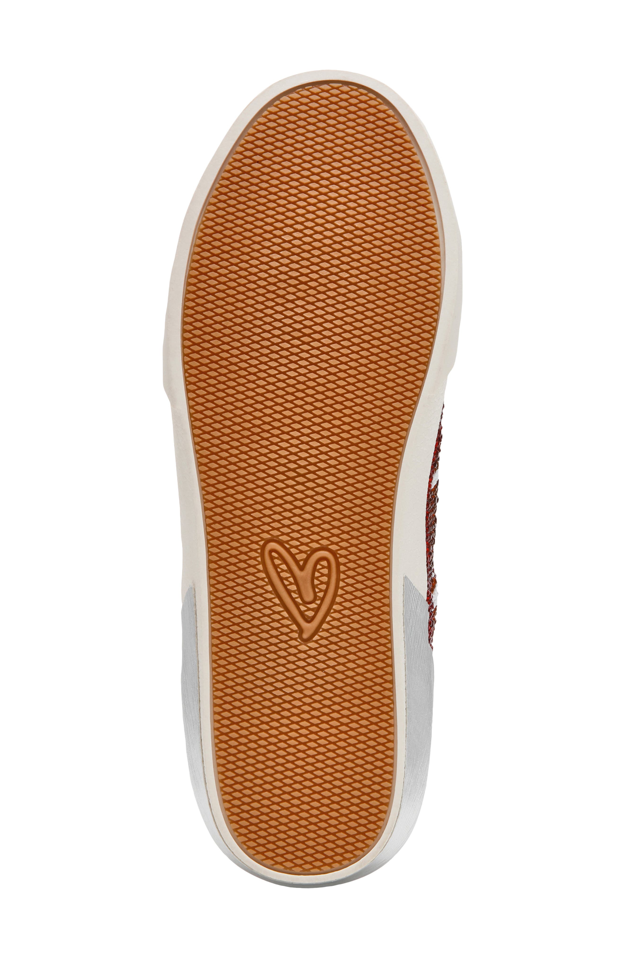 Archy Crystal Embellished Football Sneaker, Alternate, color, RED FOOTBALL