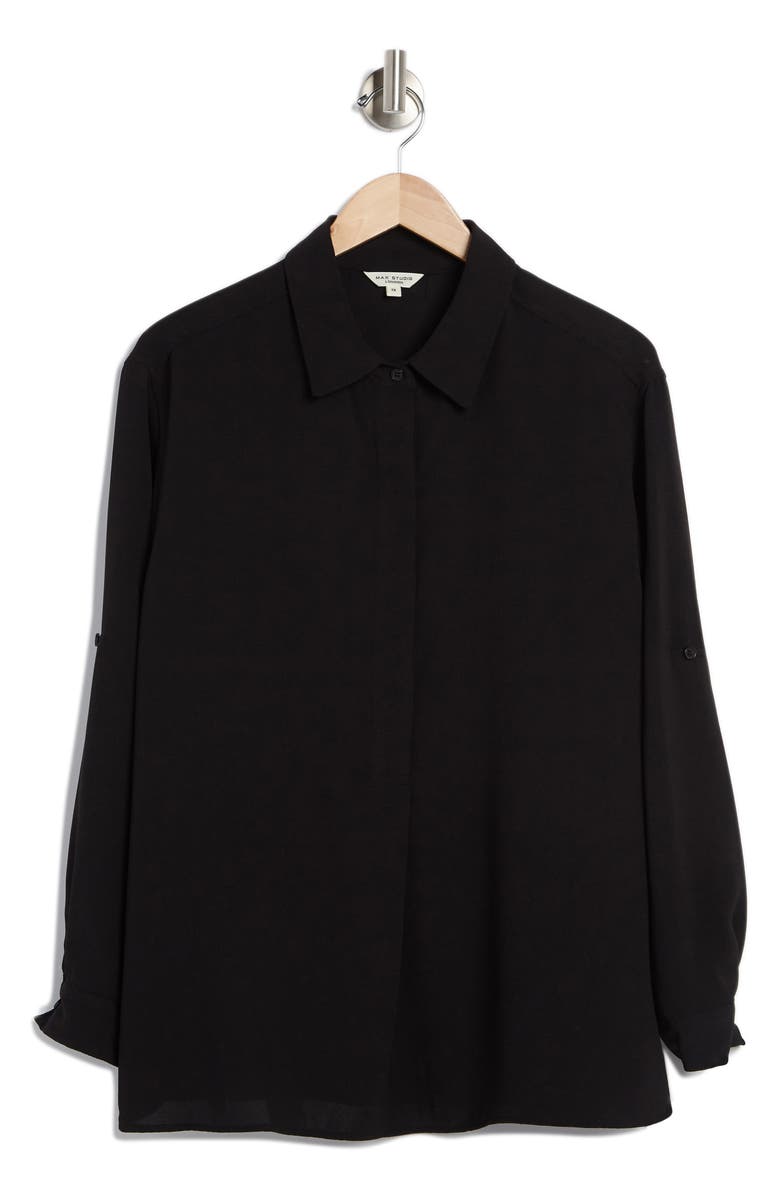 MAX STUDIO Textured Popover Tunic, Alternate, color, 