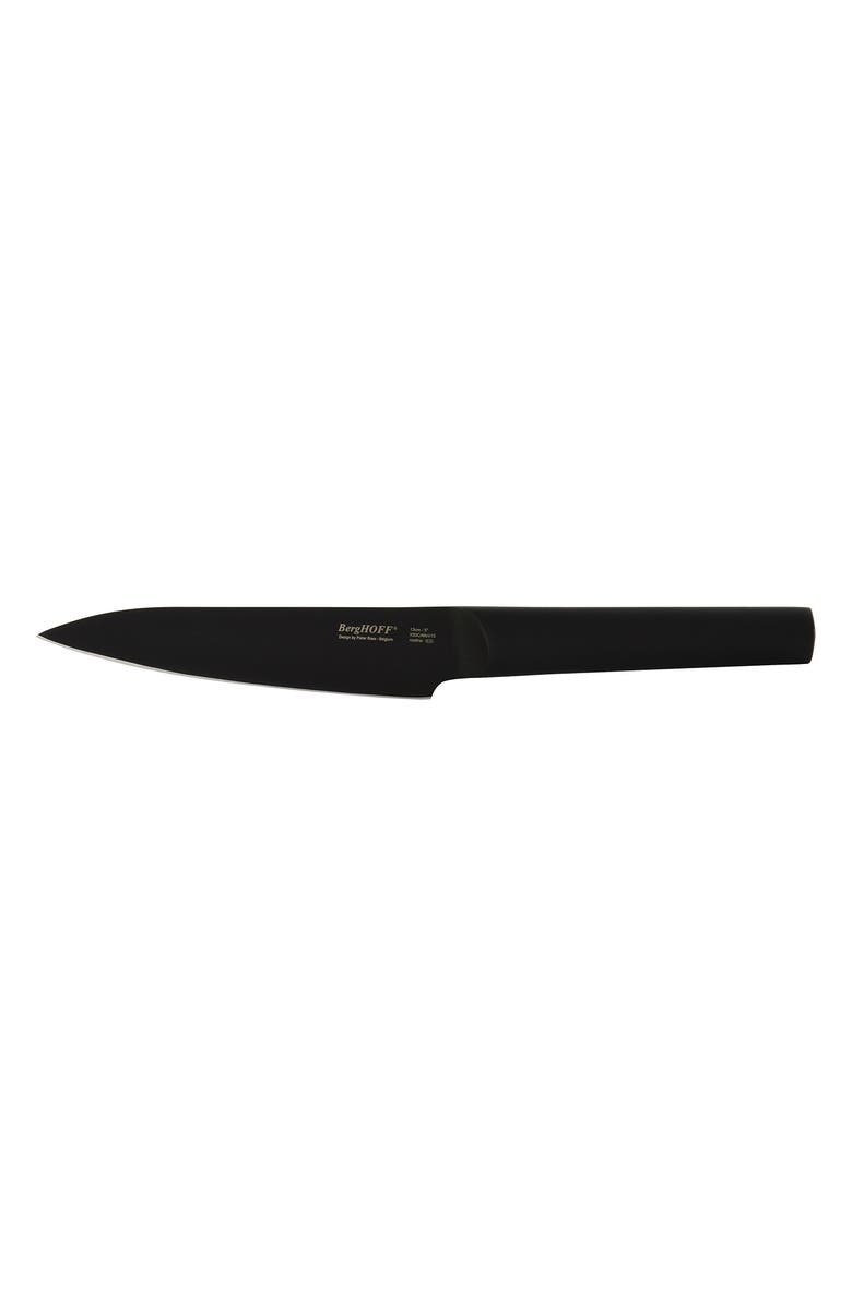 BergHOFF INTERNATIONAL Ron Black Non-Stick Titanium Steel 5" Utility Knife, Main, color, Black