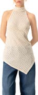 IVONNE Knit Halter Neck Sleeveless Top