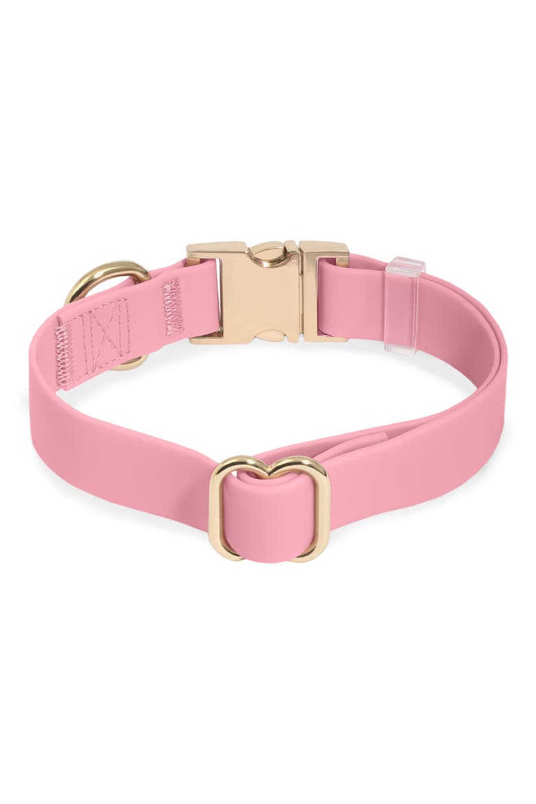 Cloud Waterproof Dog Collar, Alternate, color, PERFECT PINK