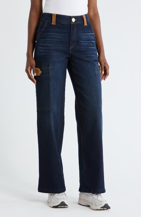 AbSolution High Waist Wide Leg Jeans