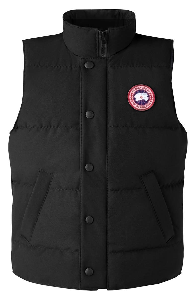Canada Goose Kids' Vanier Down Vest, Main, color, Black - Noir
