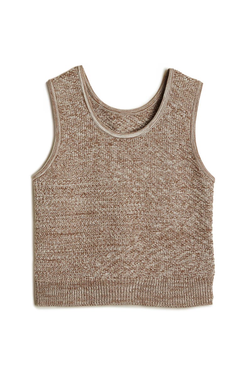 oyun Angled Rib Crochet Vest, Alternate, color, 