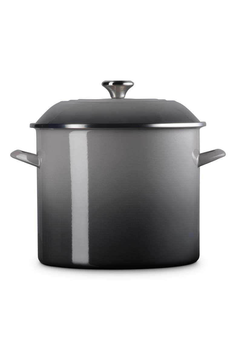 Le Creuset 16-Quart Enameled Stainless Steel Stock Pot, Alternate, color, Oyster