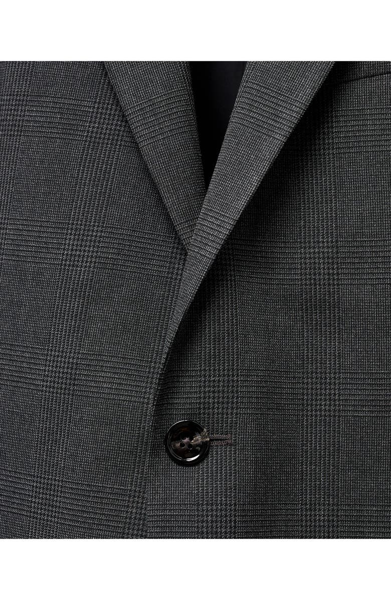 MANGO Slim Fit Suit Blazer, Alternate, color, Dark Heather Grey