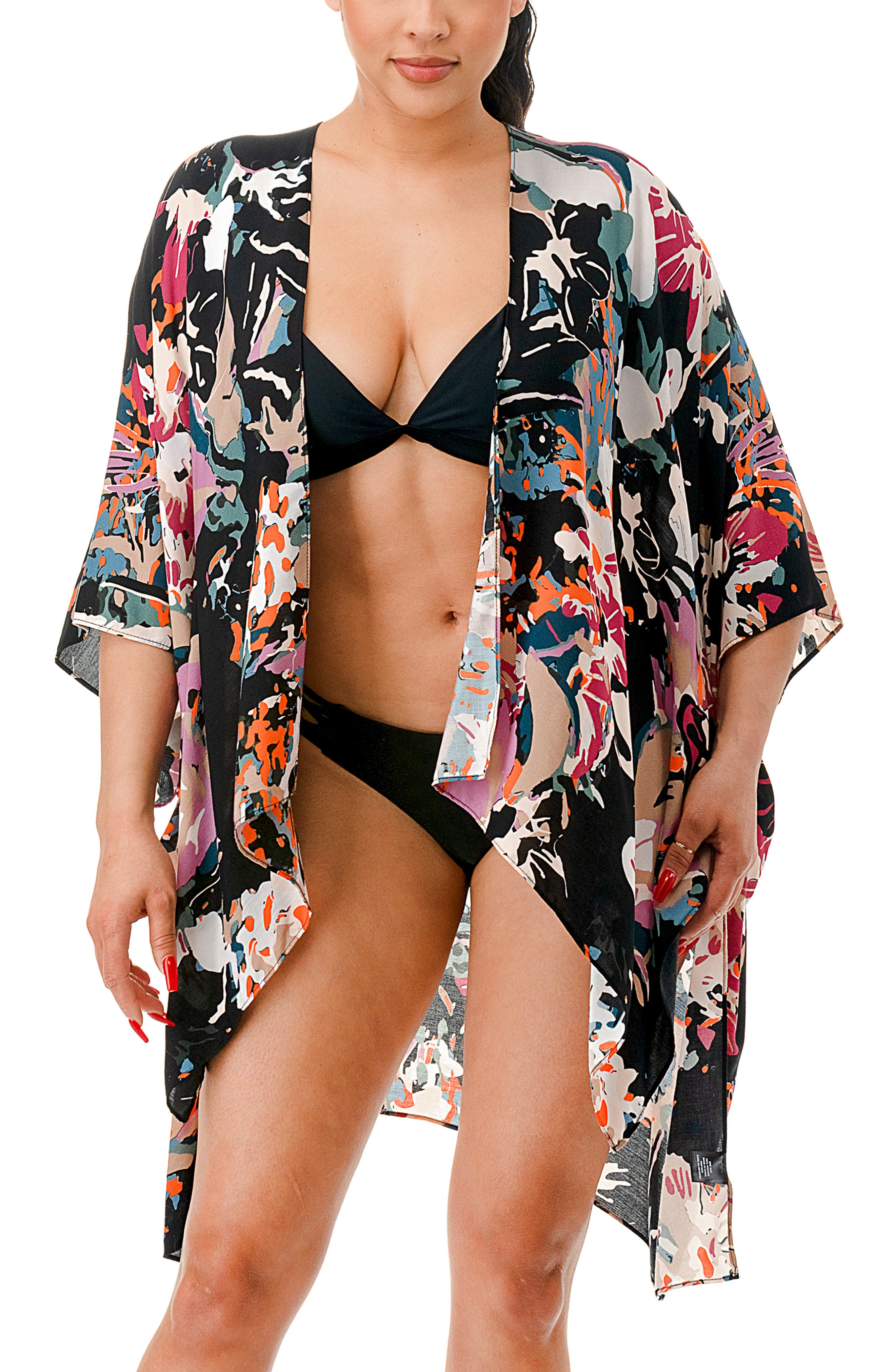 MARCUS ADLER Abstract Geometric Print Topper