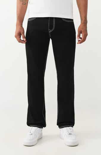 Geno Big T Contrast Stitch Slim Leg Jeans