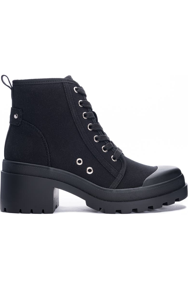 Chinese Laundry Bunny Canvas Combat Boot, Alternate, color,