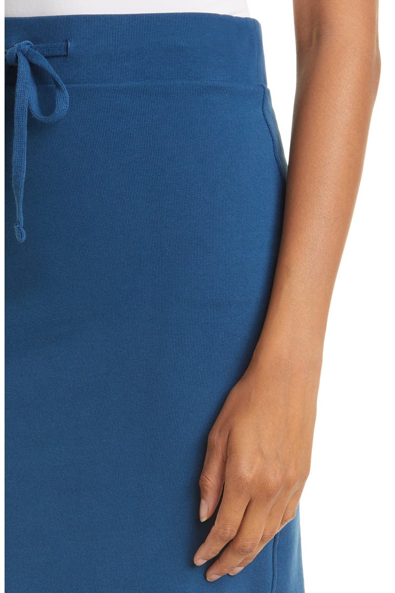 Unforgettable French Terry Skirt, Alternate, color, DEEP SEA