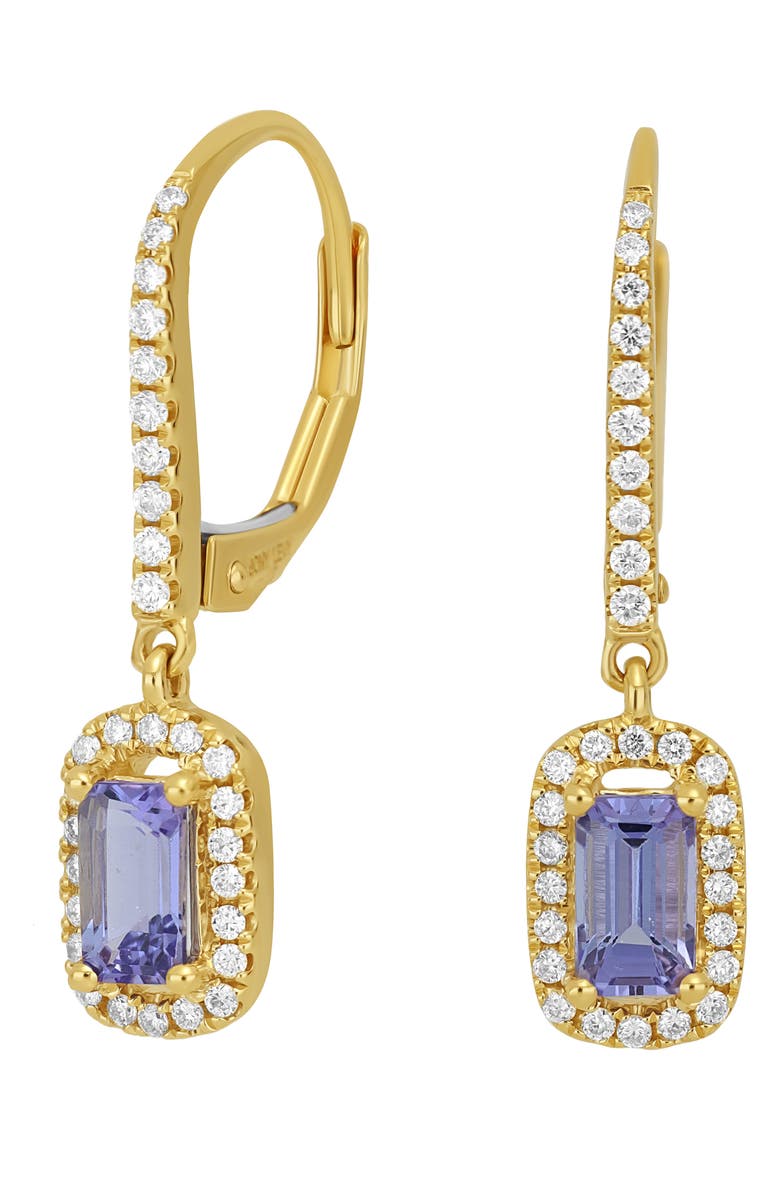 Bony Levy Tanzanite & Diamond Drop Earrings, Main, color,