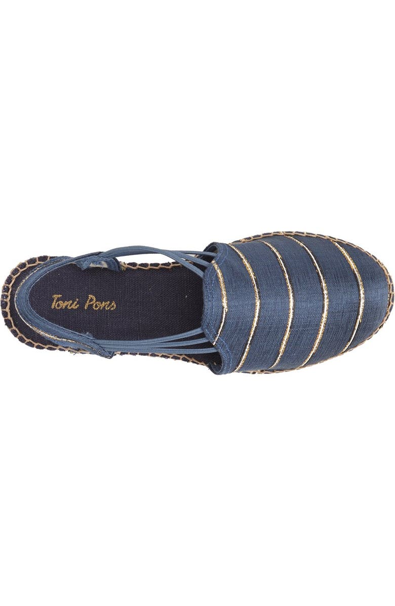 Toni Pons 'Nantes' Silk Stripe Sandal, Alternate, color,