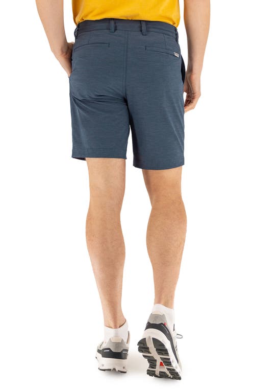 Devil-dog Dungarees 8-inch Hybrid Chino Shorts In Navy Blazer