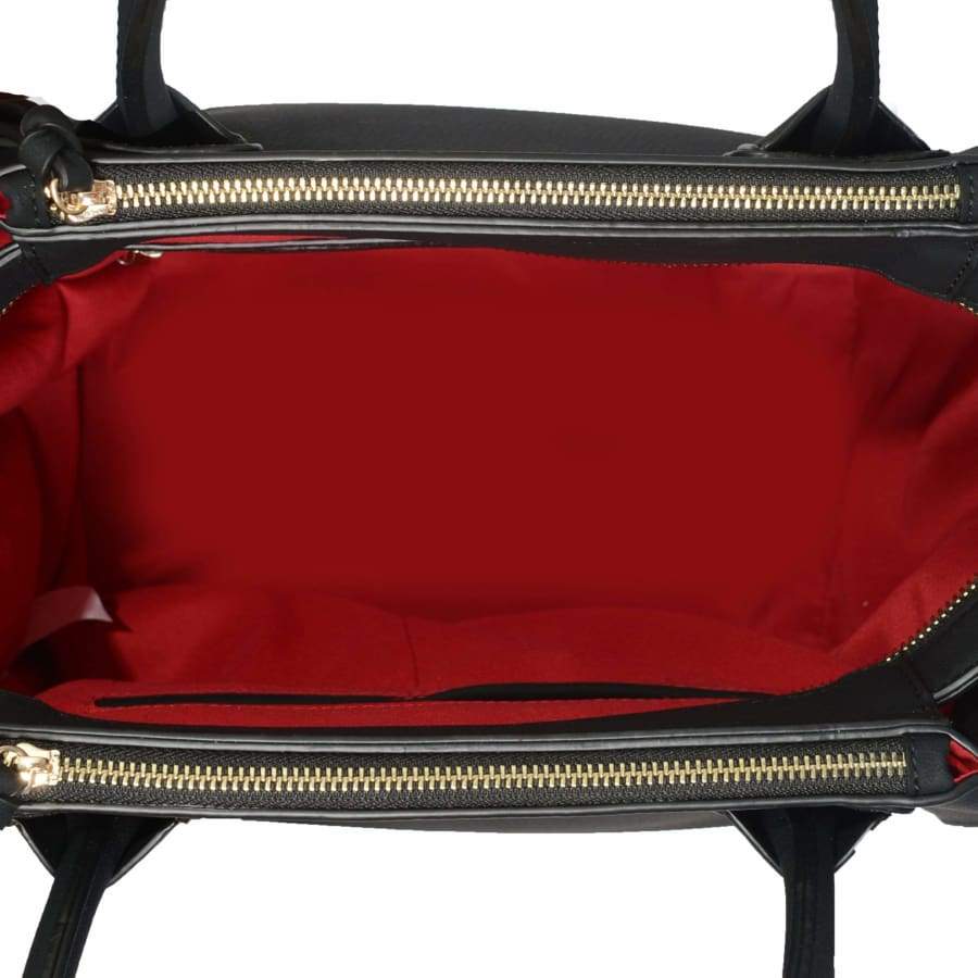 LaBante London Demi Vegan Winged Tote Bag, Alternate, color, Black