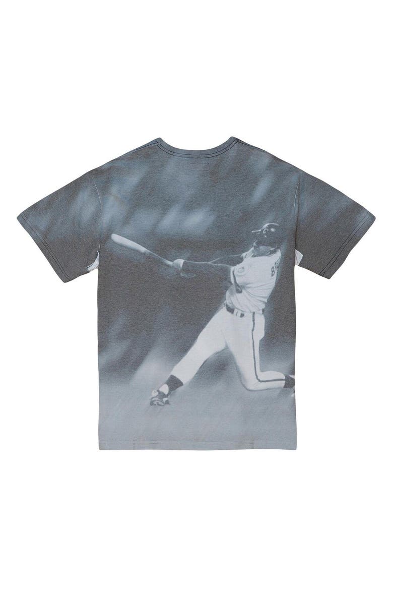 Men's Mitchell & Ness George Brett Kansas City Royals Cooperstown Collection Highlight Sublimated Player Graphic T-Shirt, Alternate, color, White