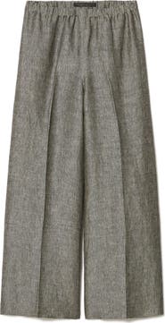 Marina Rinaldi Naccenni Linen Wide Leg Pants