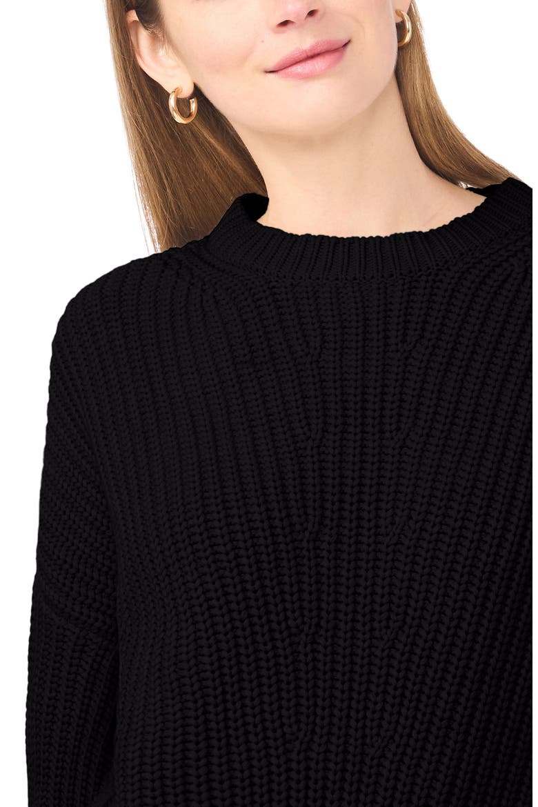 Crewneck Sweater, Alternate, color, RICH BLACK