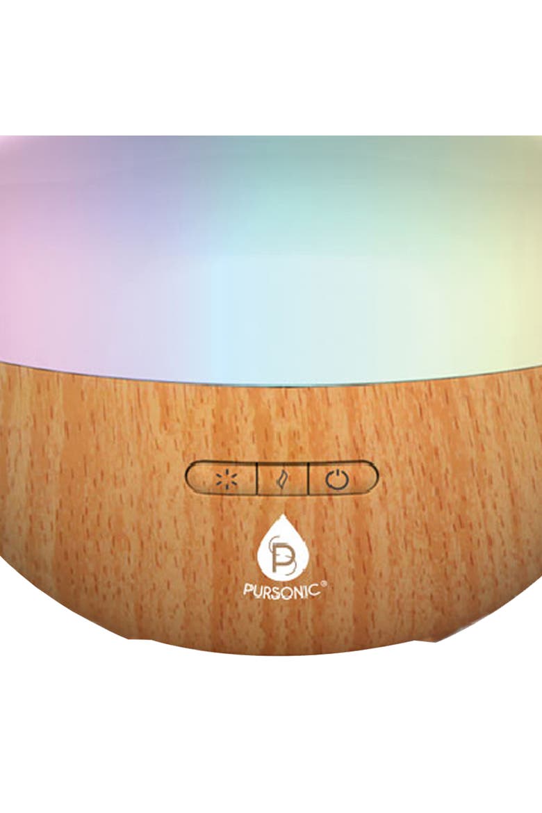 Essential Oil Diffuser, Alternate, color, Brown