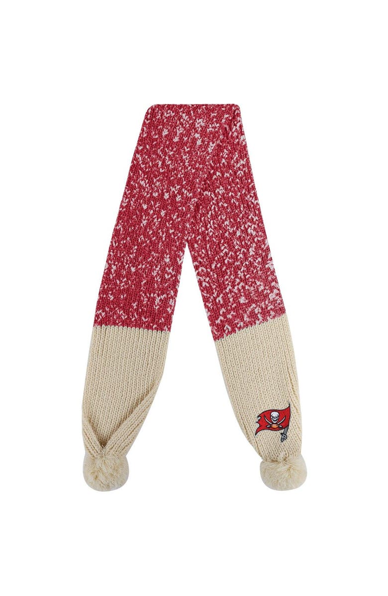 FOCO Tampa Bay Buccaneers Confetti Scarf with Pom, Alternate, color,