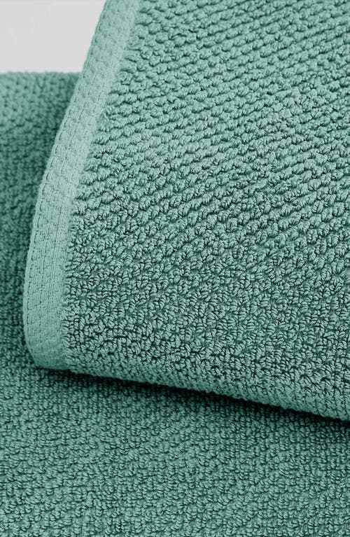 Woven & Weft Loop Textured 2-pack Bath Towels In Blue