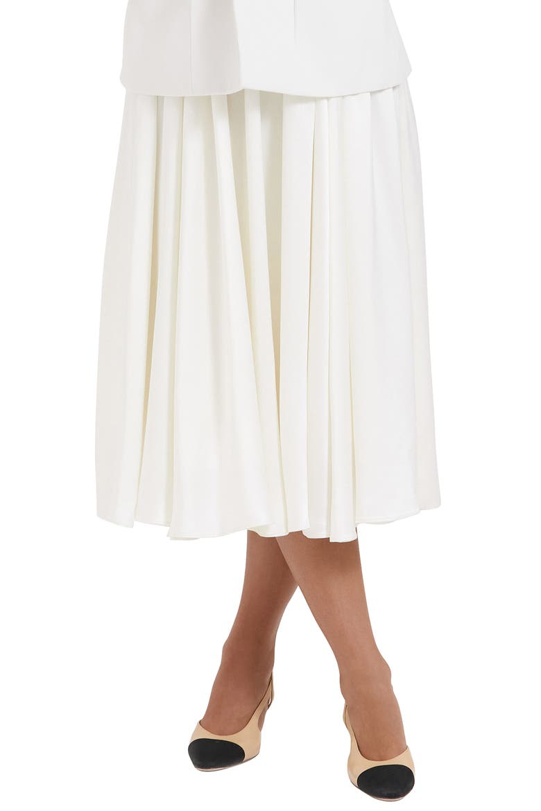 Suzette Satin Midi Skirt, Main, color, IVORY