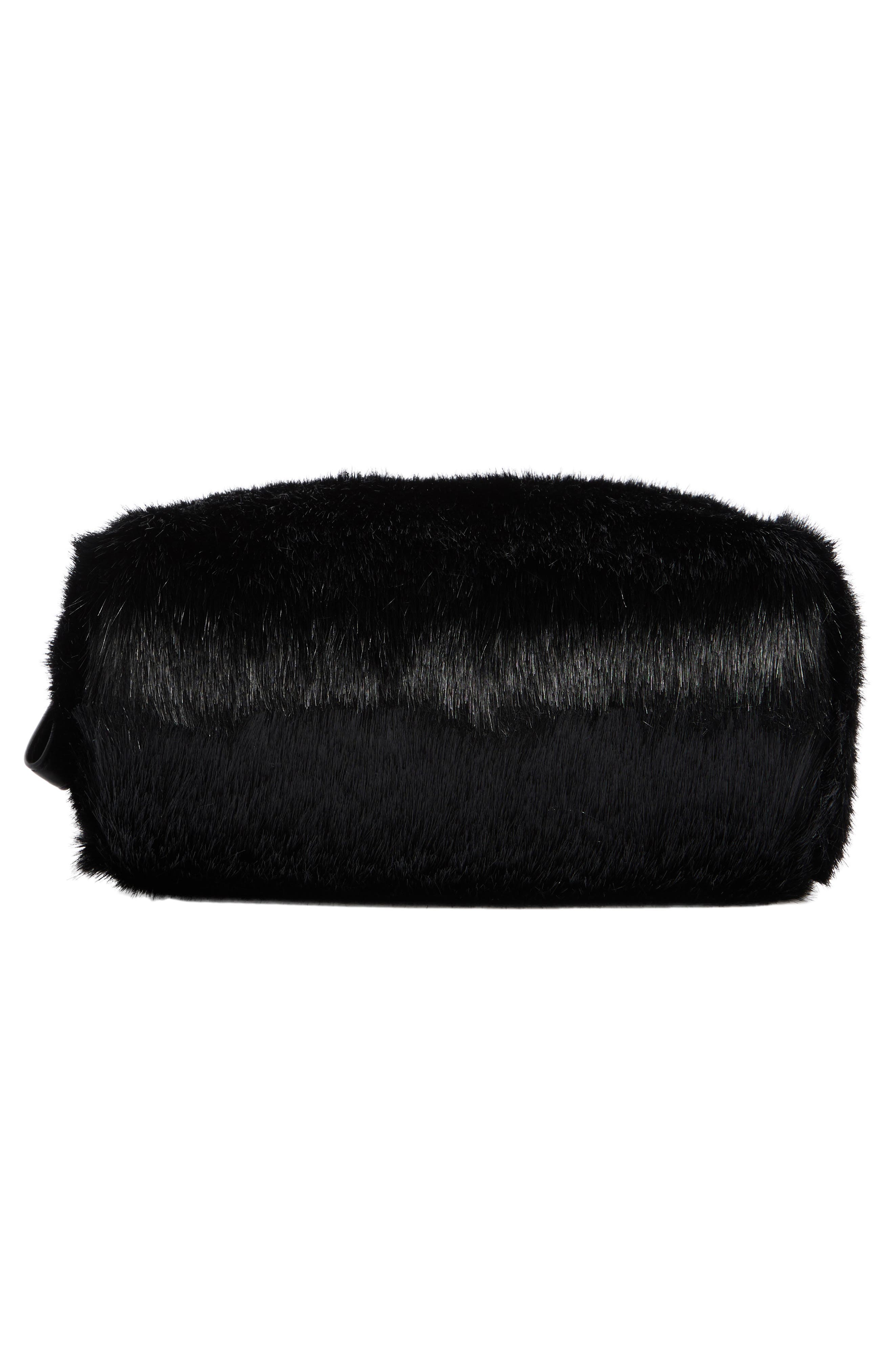 Kate Spade New York puffed faux fur crossbody bag, Alternate, color, 