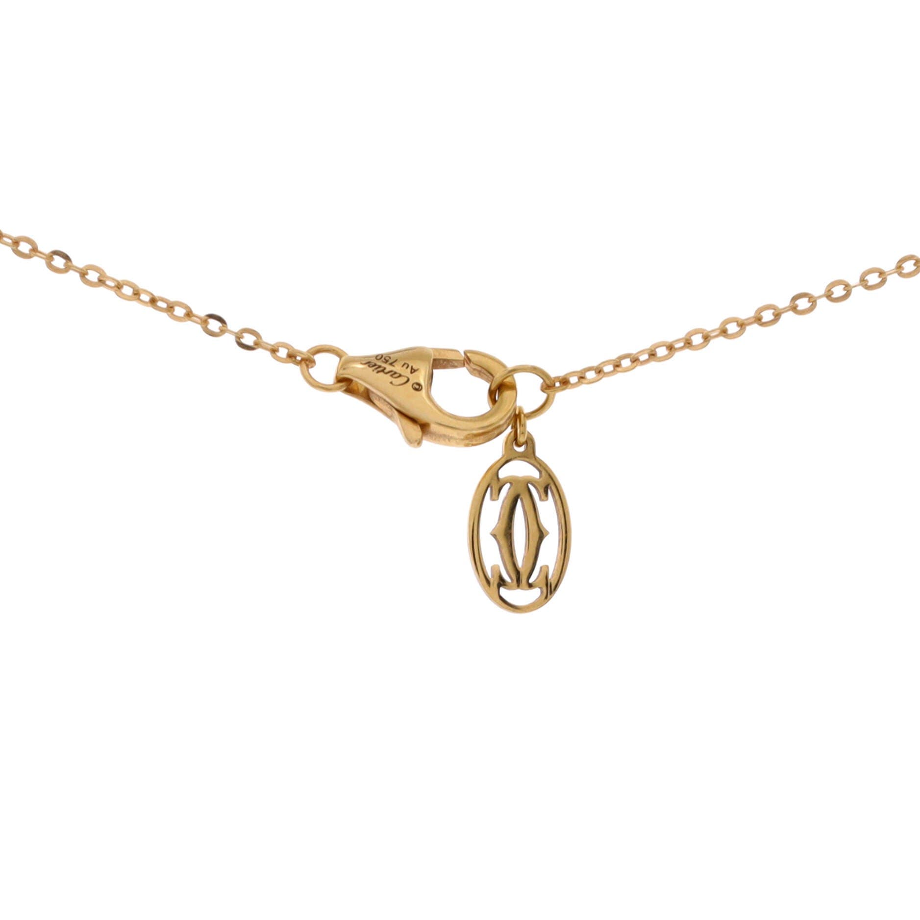 Trinity Pendant Necklace 18K Tricolor Gold with Diamond, Alternate, color, Metallic Gold