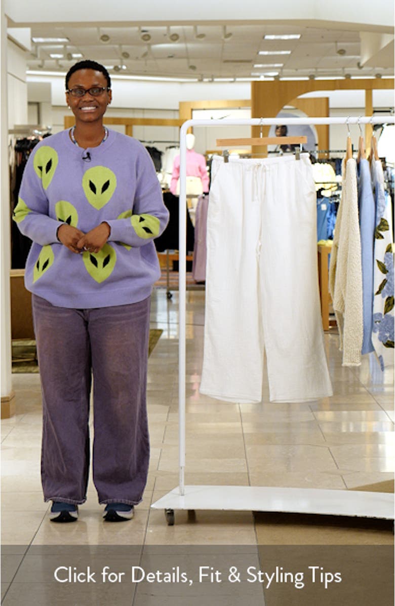 Brenda Cotton Gauze Wide Leg Pants, sales video thumbnail