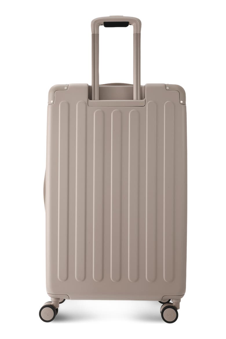 Nostos Matte Large Spinner Suitcase, Alternate, color, SAHARA