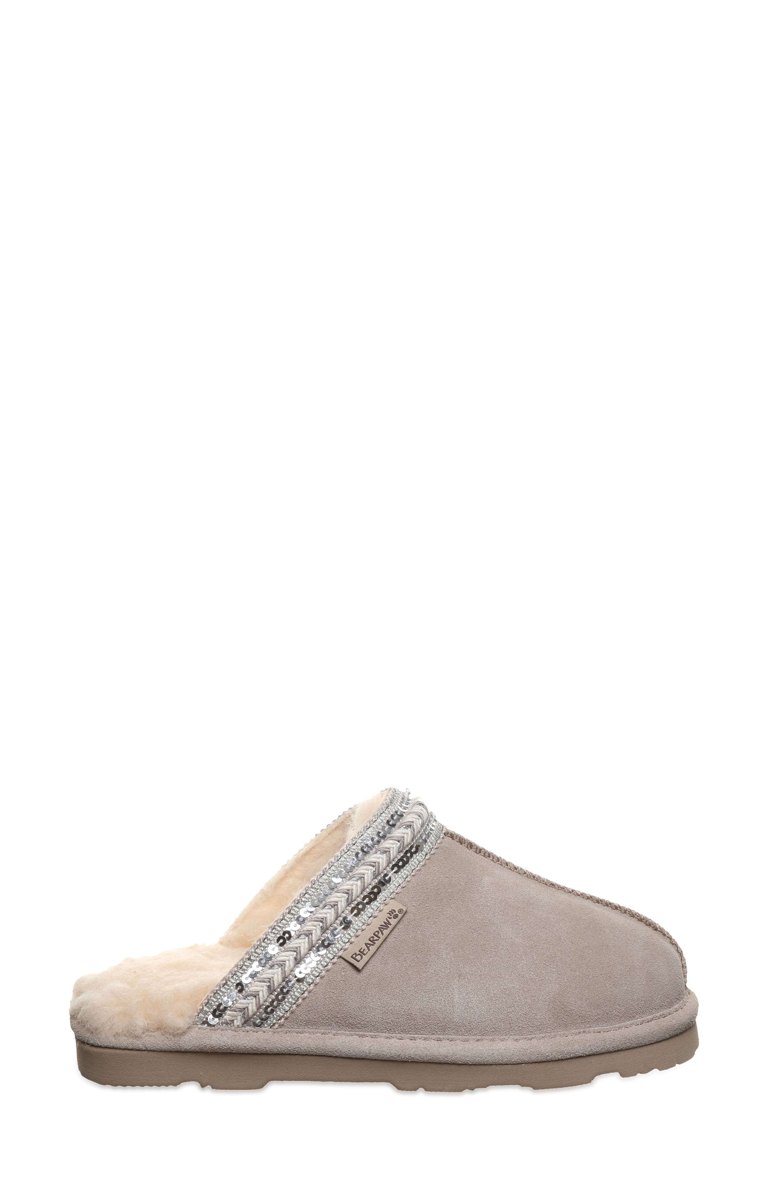 Tanya Scuff Slipper, Alternate, color, MUSHROOM