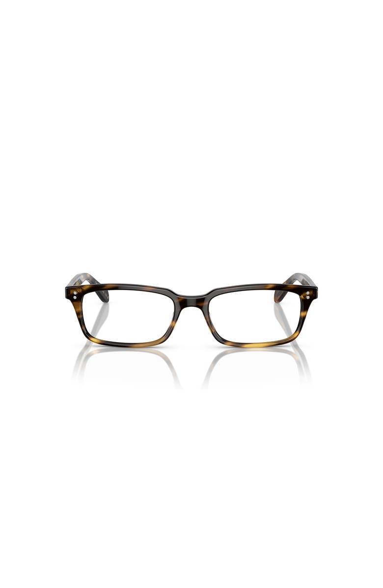 Oliver Peoples 51mm Rectangle optical glasses, Alternate, color, Black