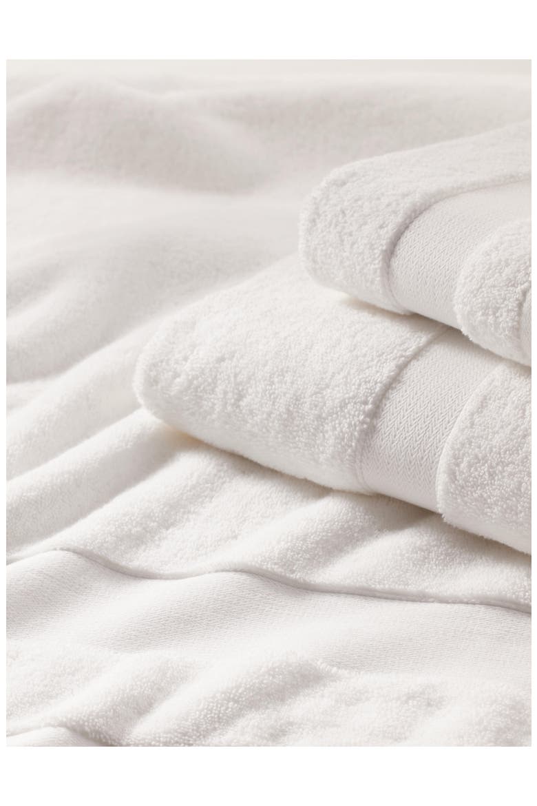 Watson Cotton Terry Cloth Bath Towel, Alternate, color, WHITE
