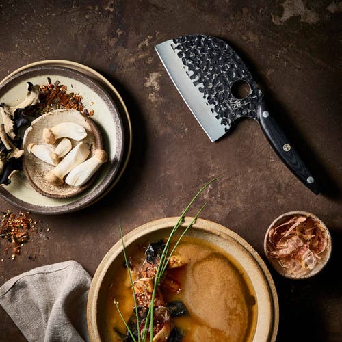 Cuisine::pro ® Kuroi Kiba 5" Try Me Moon Knife In Silver