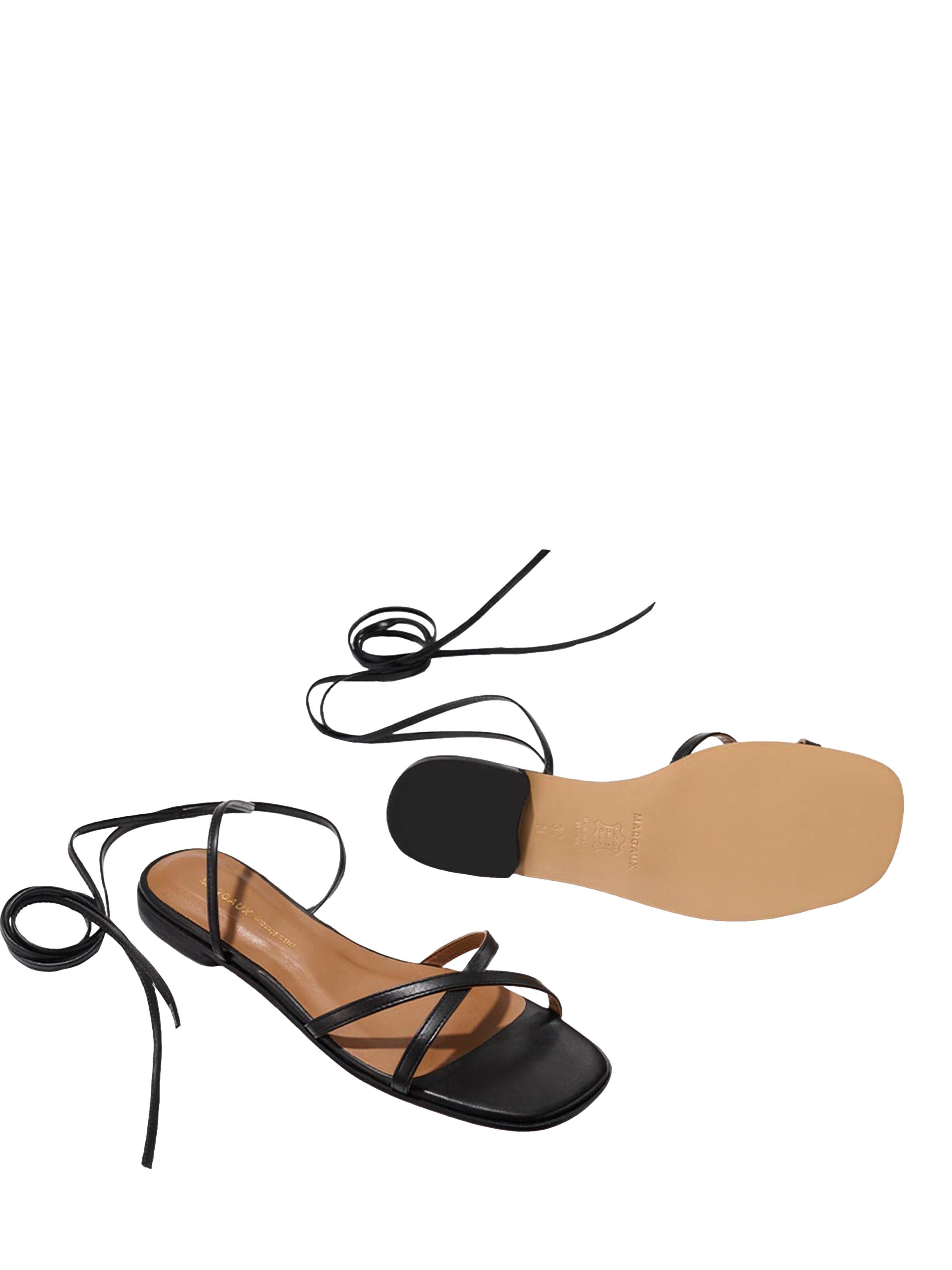 MARGAUX The Wrap Sandal, Alternate, color, Black