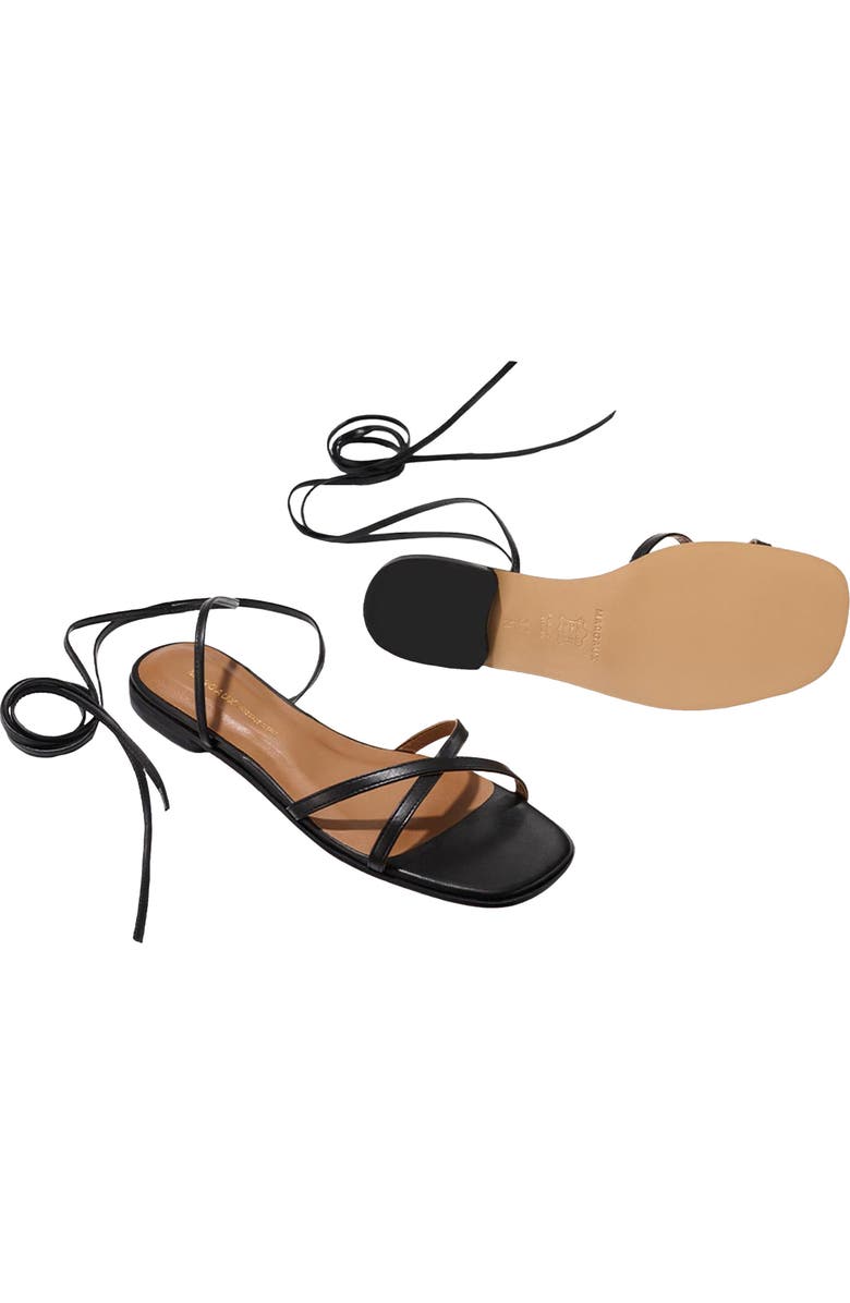 MARGAUX The Wrap Sandal, Alternate, color, Black